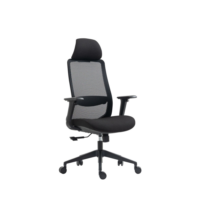 Fotel obrotowy (czarny) FB26-FX (B)