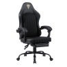 Fotel obrotowy gamingowy - czarny FB40-FX