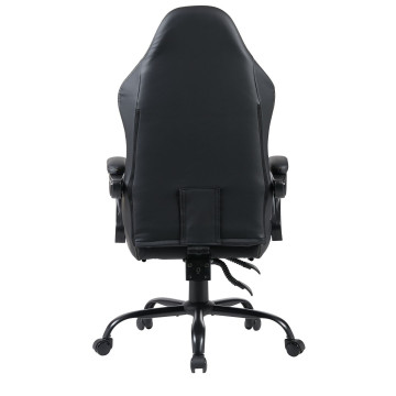 Fotel obrotowy gamingowy - czarny FB40-FX