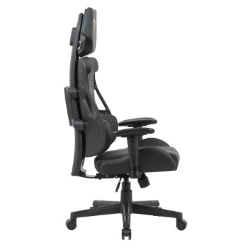 Fotel obrotowy gamingowy - czarny FB42-FX