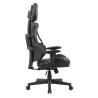 Fotel obrotowy gamingowy - czarny FB42-FX