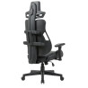 Fotel obrotowy gamingowy - czarny FB42-FX