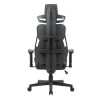 Fotel obrotowy gamingowy - czarny FB42-FX