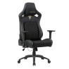 Fotel obrotowy gamingowy - czarny FB43-FX