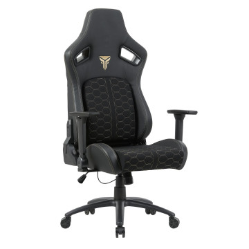 Fotel obrotowy gamingowy - czarny FB43-FX
