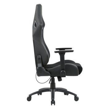 Fotel obrotowy gamingowy - czarny FB43-FX
