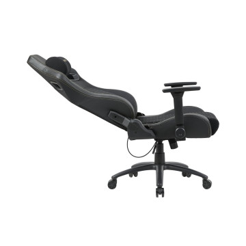 Fotel obrotowy gamingowy - czarny FB43-FX