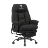 Fotel obrotowy gamingowy - czarny FB44-FX