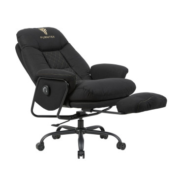 Fotel obrotowy gamingowy - czarny FB44-FX