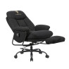 Fotel obrotowy gamingowy - czarny FB44-FX