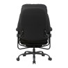 Fotel obrotowy gamingowy - czarny FB44-FX