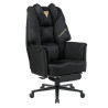 Fotel obrotowy gamingowy - czarny FB45-FX