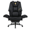 Fotel obrotowy gamingowy - czarny FB45-FX
