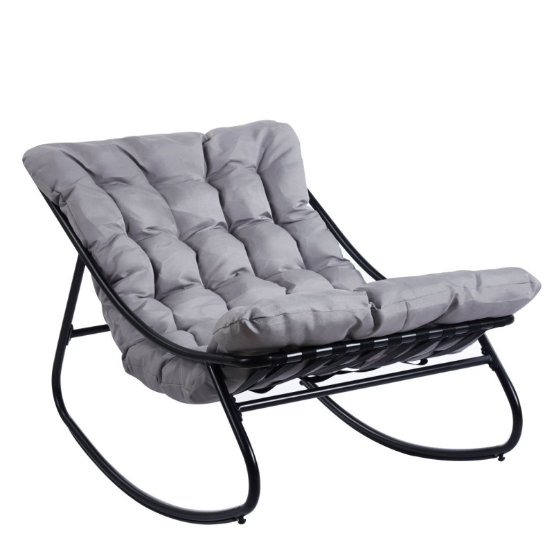 Fotel bujany (szary) FR14-FX