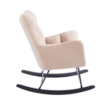 Fotel bujany Teddy - Quelle 05 beżowy FR4-FX