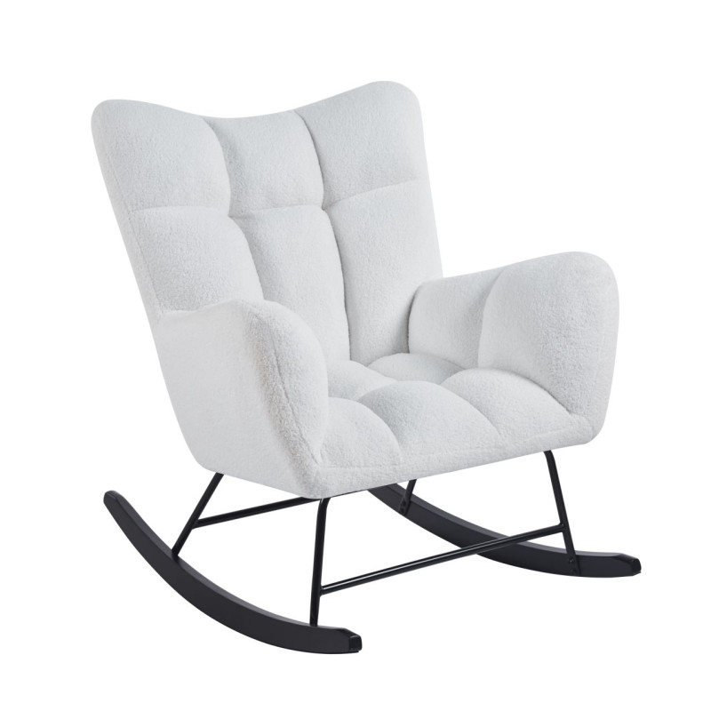 Fotel bujany Teddy (biały) FR4-FX