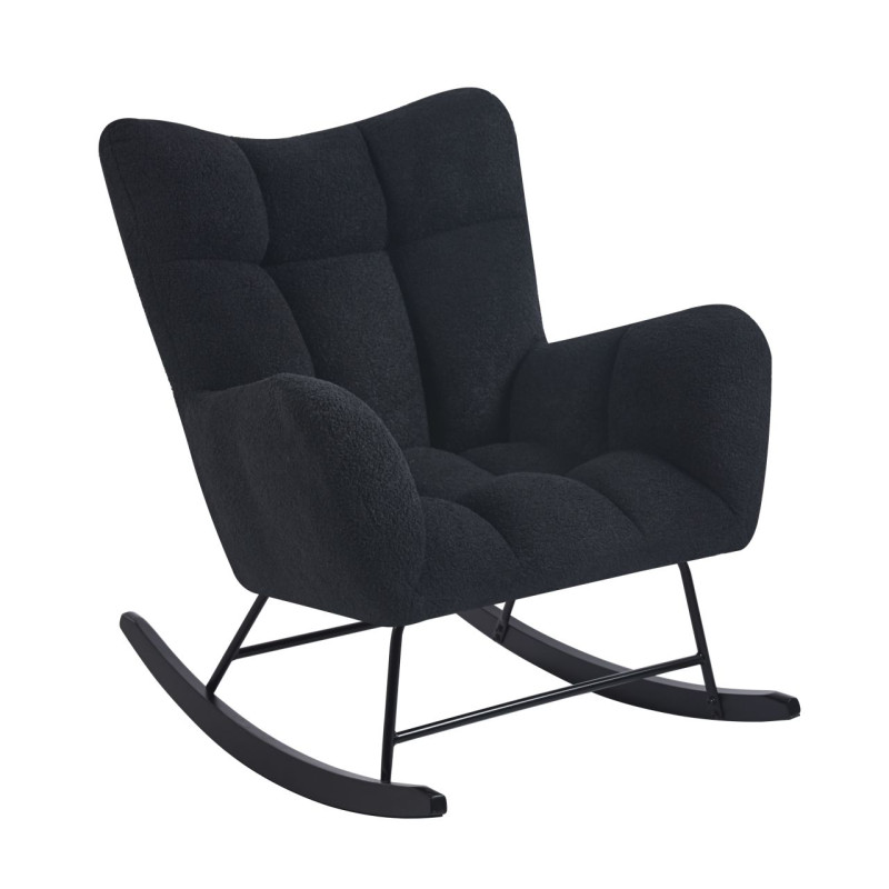 Fotel bujany Teddy (czarny) FR4-FX