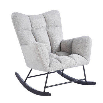 Fotel bujany Teddy - Quelle 83 szary FR4-FX
