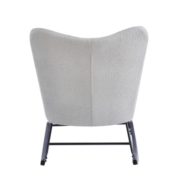 Fotel bujany Teddy - Quelle 83 szary FR4-FX