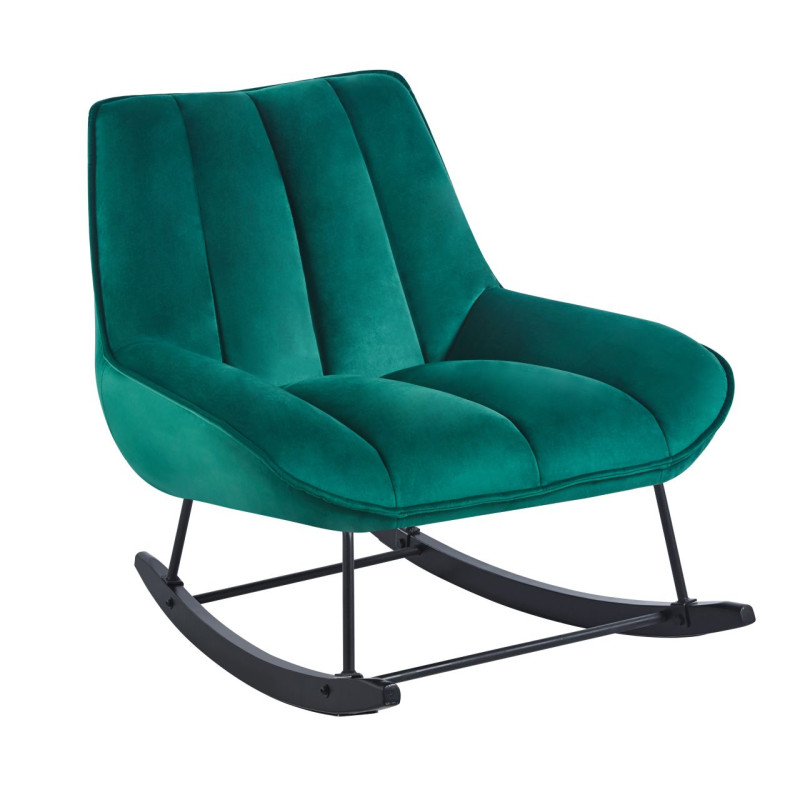 Fotel bujany velvet (zielony) FR5-FX