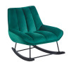 Fotel bujany velvet (zielony) FR5-FX