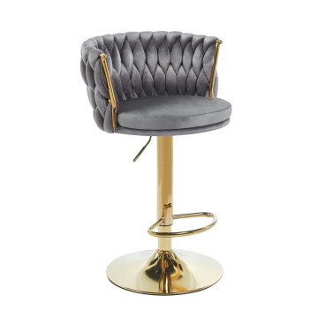 Hoker velvet - Riviera 91 szary H4-FX