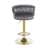Hoker velvet - Riviera 91 szary H4-FX