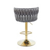 Hoker velvet - Riviera 91 szary H4-FX