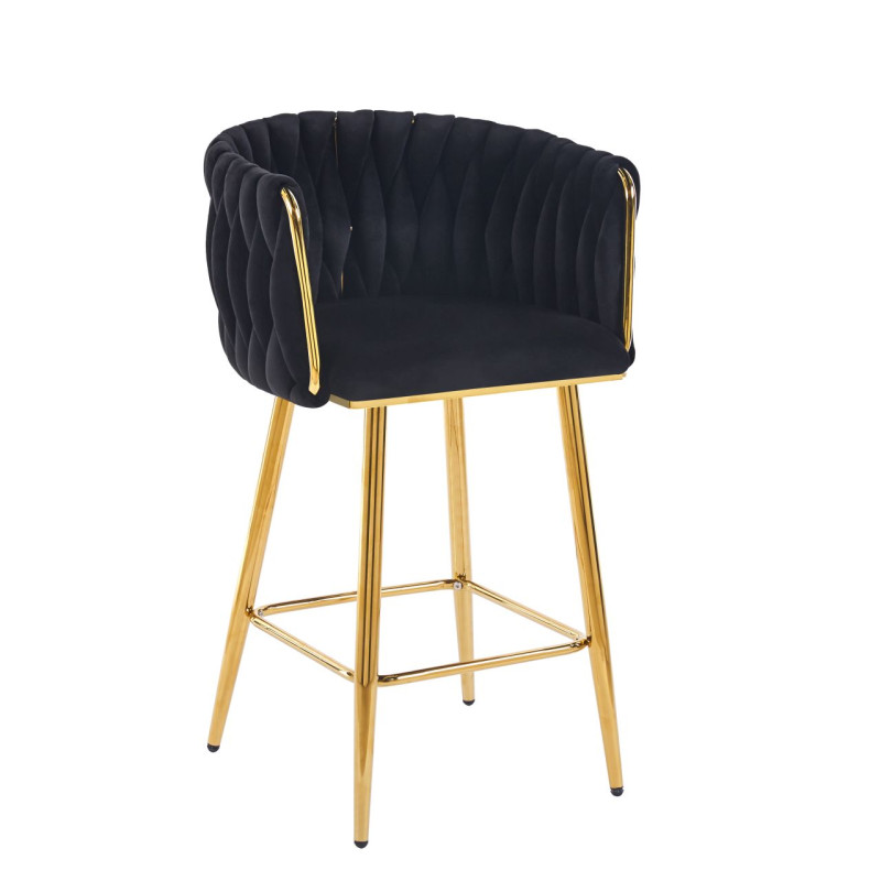 Hoker velvet - Riviera 100 czarny H7-FX (G)