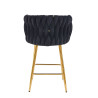Hoker velvet - Riviera 100 czarny H7-FX (G)
