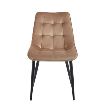 Krzesło velvet - Riviera 24 cappuccino J262-1 (B)