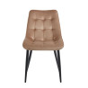 Krzesło velvet - Riviera 24 cappuccino J262-1 (B)