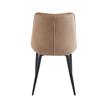 Krzesło velvet - Riviera 24 cappuccino J262-1 (B)