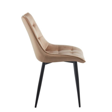 Krzesło velvet - Riviera 24 cappuccino J262-1 (B)