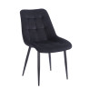 Krzesło velvet - Riviera 100 czarne J262-1 (B)
