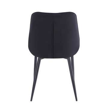 Krzesło velvet - Riviera 100 czarne J262-1 (B)