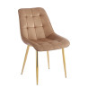 Krzesło velvet - Riviera 24 cappuccino J262-1 (G)