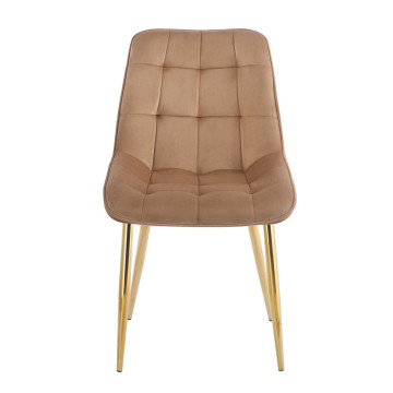 Krzesło velvet - Riviera 24 cappuccino J262-1 (G)