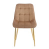 Krzesło velvet - Riviera 24 cappuccino J262-1 (G)