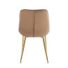 Krzesło velvet - Riviera 24 cappuccino J262-1 (G)