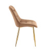 Krzesło velvet - Riviera 24 cappuccino J262-1 (G)