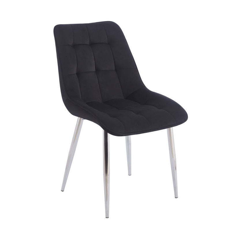 PRZEDSPRZEDAŻ -15% do 09.06 ! Krzesło velvet - Riviera 100 czarne J262-1 (S)