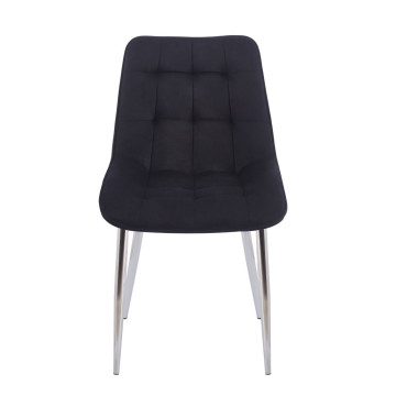 PRZEDSPRZEDAŻ -15% do 09.06 ! Krzesło velvet - Riviera 100 czarne J262-1 (S)