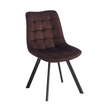 Krzesło velvet - Riviera 28 brązowe J265