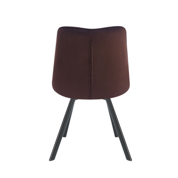 Krzesło velvet - Riviera 28 brązowe J265