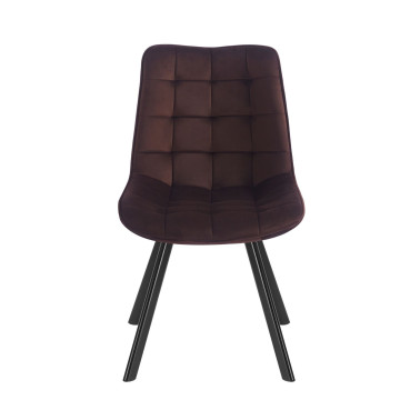 Krzesło velvet - Riviera 28 brązowe J265