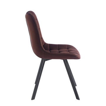 Krzesło velvet - Riviera 28 brązowe J265