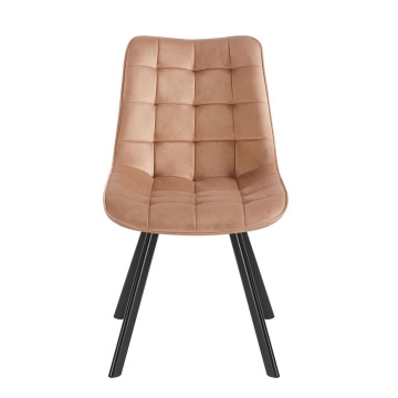 Krzesło velvet - Riviera 24 cappuccino J265