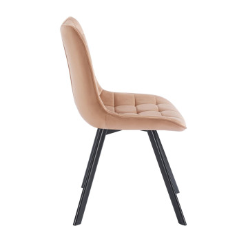 Krzesło velvet - Riviera 24 cappuccino J265