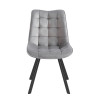 Krzesło velvet - Riviera 91 szare J265